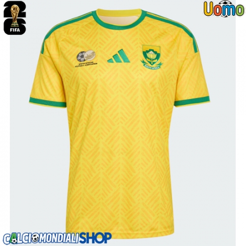 Maglie da calcio Sudafrica Prima Maglia Mondiali 2026  Manica Corta